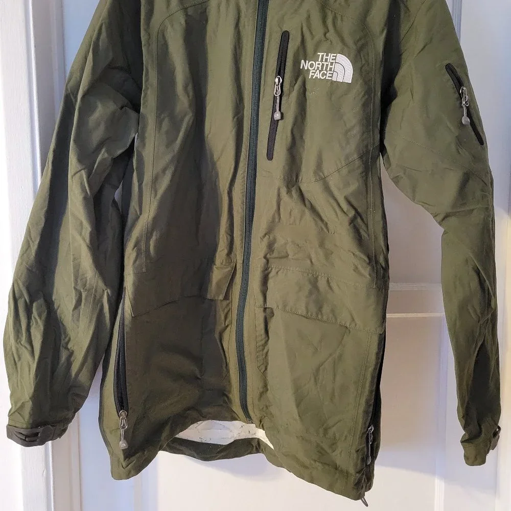 The North Face Summit Series Shell Water Jacket Olive Green Sample Size Medium - Picture 3 of 9